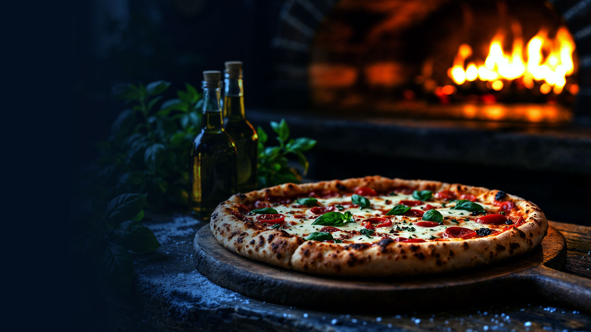 Hero banner featuring world cuisines